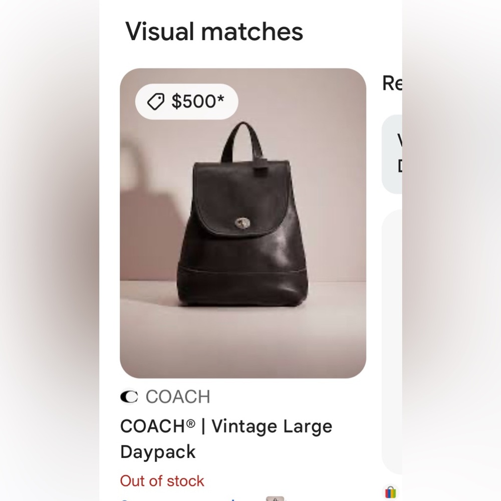 Vintage Coach daypack backpack - Picture 9 of 9